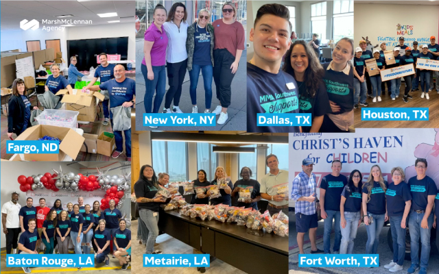 Global Volunteer Month collage